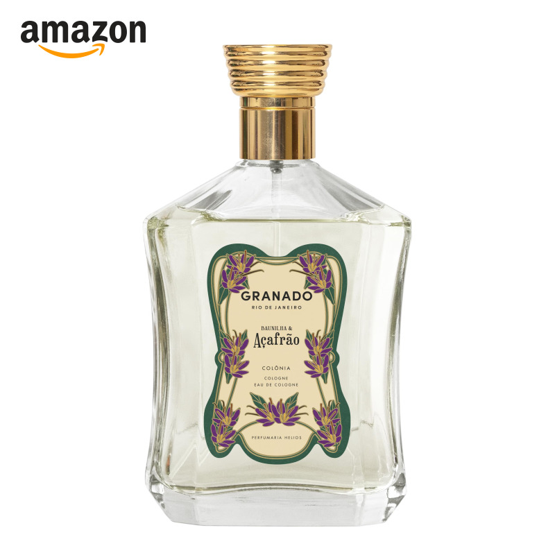 Granado Colônia, Vintage, Baunilha & Açafrão, 300ml | Uma fragrância sofisticada que une a cremosidade da baunilha ao toqu...