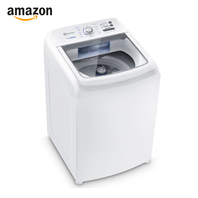 Máquina de Lavar Electrolux 15kg Branca Essential Care com Cesto Inox e Jet&Clean (LED15) - 127V
