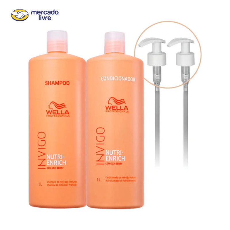 Kit Wella Invigo Nutri Enrich Shampoo E Condicionador 2 L [original]