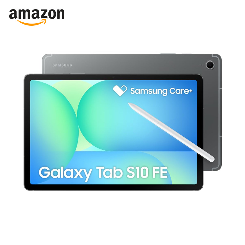 Tablet Samsung Galaxy Tab S10 FE, Cinza, 128GB, 8GB RAM, Tela Imersiva de 10.9" 90Hz, Camera Traseira de 13MP, Câmera Frontal