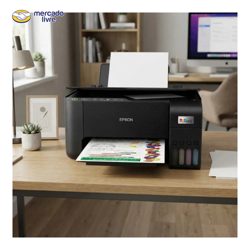 Impressora Epson Multifuncional Ecotank L3250 Wireless Bivolt