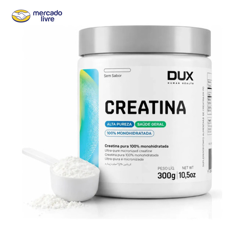 Creatina Dux Nutrition em pó Sem sabor x 300g