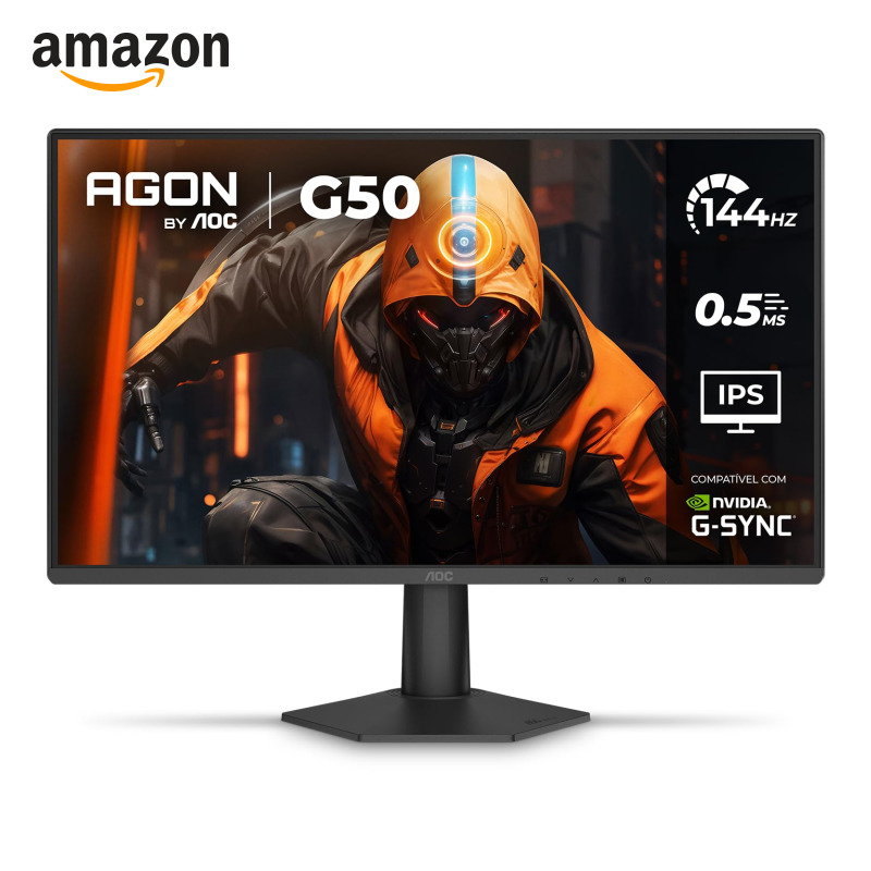 Monitor Gamer AOC AGON G50 24" 144Hz 0,5ms IPS HDR10 G-SYNC 24G50F