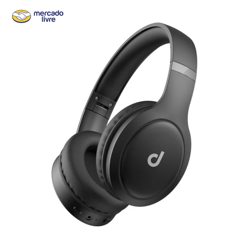 Fone De Ouvido Headphone Dapon H02D Bluetooth 5.1 Over-ear 22h Preto