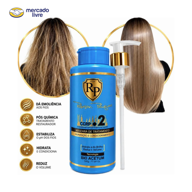 Ccrp Passo 2 Robson Peluquero 500ml Estabiliza Ph Original